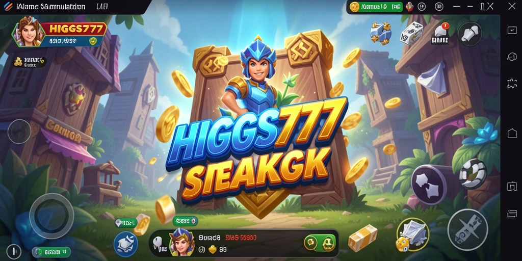 Tampilan gameplay menarik dari HIGGS777 dalam mode Simulation.