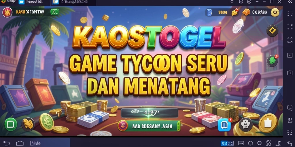 Tampilan gameplay menegangkan dan menarik dalam KAOSTOGEL.